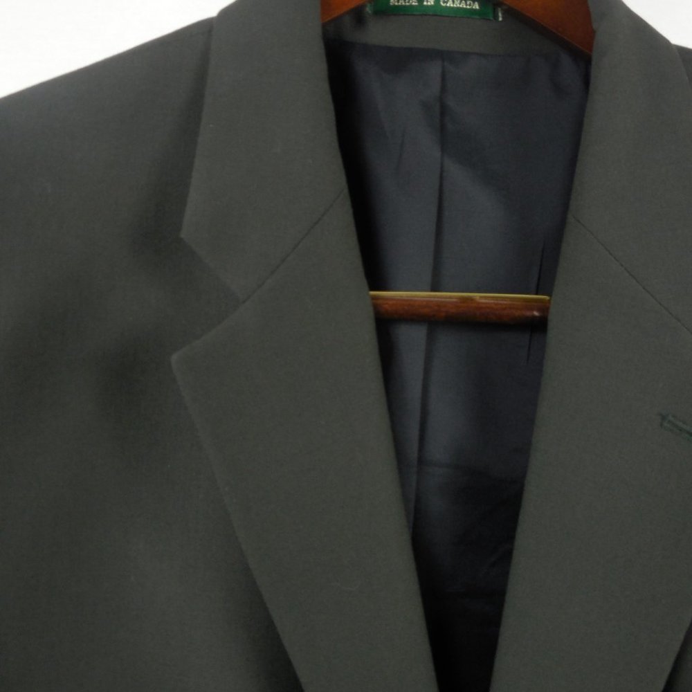 LAUREN RALPH LAUREN Men's Jacket 43R Sport Coat Dark Green Blazer 2 Button - Picture 3 of 10